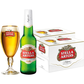 Stella Artois 310ml Bottle x48 (2 Cases) w/ FREE 1pc. Stella Artois Chalice