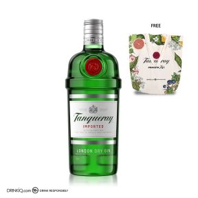 Tanqueray London Dry Gin 750ml w/ FREE 1pc. Tanqueray Summer Tote Bag