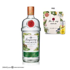 Tanqueray Malacca Distilled Gin 1L w/ FREE 1pc. Tanqueray Summer Tote Bag & 1pc. Schweppes Tonic Water 325ml can