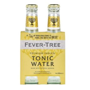 Fever Tree Indian Tonic 200ml Bottle Pack (Total 4 Bottles)